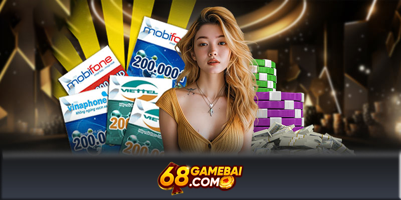 Các lưu ý khi nạp tiền 68Gamebai